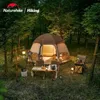 Tendas e abrigos Naturehike Novo 8.5m MG Octagon Tent Grande Espaço Cogumelo Barraca de Acampamento Ao Ar Livre Espessado À Prova D 'Água À Prova de Vento Tenda Familiar24327