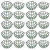 Fleurs décoratives 10pcs Boules de buis artificielles cage de support topiaire 10 porte-châssis vert étagère de fleur accessoires de bricolage pour jardin