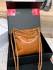 22 ccm Bag Designer -Taschen Eimerbeutel Buchstabe Umhängetasche Handtasche Handtasche Goldkette Schulter Mode Luxurys Handtaschen Hoboleather Bag CC Mini Handtasche
