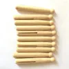 إطارات 10pcs غير مكتملة الخشب العادي clockespins بواط جولة خشبية لمشاريع الطلاء DIY الحلي زخارف ريفي زخرفة ريفي