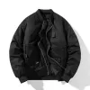 giacca da bomber ma1 uomini militari giacca pilota Armata Solid Vintage Autunno inverno Volto Casualmente Tasca Casualmente Maschio O5NQ##