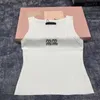 designer estivo giubbotto da donna femmina canotta fila colorato lettere acqua diamante nera in vita esposta top ragazza sportiva maglietta camis stretta maga