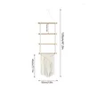 Hooks Hair Bows Holder Wooden Storage Rack Clips Hanger Hairpin Hairband Organizer Accessories Jewelry Display Stand