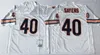 1966 1985 Football Vintage 99 Dan Hampton Trikot Retro 72 William Perry 89 Mike Ditka 9 Jim McMahon 40 Gale Sayers 50 Mike Singletary 75. Jahrestag atmungsaktiv