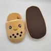 Slippers Cute Kawaii Bubble Tea Plush Shoes Simulation Milk Indoor Stuffed Soft For Children Adult Room Floor