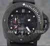 Luxury Watch Wristwatches Luxury Classic p Automatic Movement 47mm Carbotech Counterclockwise Black Rubber Strap Diving Mens Watchespaner Watch liu XGM8
