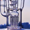 Bong en verre épais narguilé bras arbre tuyaux d'eau en ligne recycleur huile Dab plate-forme fumer tuyau Shisha barboteur avec Joint de 14mm