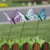 Garden Decorations Indoor Outdoor Decorative Butterfly Lawn Ornament Weather-Resistant Hanging Sculpture Figurine For Yard Fence