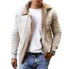 Homens Wool Liner Jaquetas de Couro Mais Grosso Outerwear Quente Denim Tamanho Grande Casacos de Inverno Faux Fur Denim Jaquetas Colarinho Casacos 10Gt #