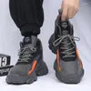 Повседневная мужская обувь, 2024 г., брендовые мужские вулканизированные дышащие кроссовки с круглой головкой в тон, соответствующие цветам