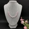 Chokers Fashion Statement Necklace Pink Crystal White Opalite Beads Pendant Kbjw Original Party Collar For Women 2021 Drop Delivery Je Otagv