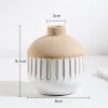 Вазы Керамическая ваза Креативное мини-цветочное устройство Бутылка для ароматерапии Искусства и ремесла Дисплей ТВ-шкаф украшения винного шкафа