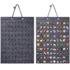 Storage Bags Shoe Charms Organizer Hanging Wall Mounted Shoes Decoration Croc Charm Display Stand Collection Accessory Holder 100pcs