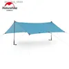 الخيام والملاجئ NatureHike 15D Nylon Camping Shelter مقاومة للماء محمولة Ultralight Camping المشي لمسافات طويلة في الهواء الطلق Tent24327