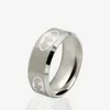 Band Rings 8mm Fashion Laser Bat Ring Rostfritt stål Herr Anti Stress Lucky Jewelry Gift Wholesale J240326