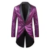 Fiable New Men's Lantejoulas Hot Stam Disco Cosplay Party Stage Nightclub Brilhante Cool Performance Carnaval Stage Wear k4SJ #