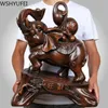 Chinesischer Stil Elefant Tier Weinschrank Statue Ornamente Harz Skulptur Kunsthandwerk Heimdekoration Zubehör Hochzeitsgeschenke 240325