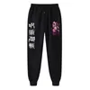 herrsportbyxor japanska anime jujujustu kaisen tryckt fleece joggar casual byxor fitn träning som kör tröjor unisex y4g6#