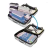 収納バッグ1/2/5pcs再利用可能な旅行服エアキャンロールアップスーツケーストップスパンツポータブル折りたたみ可能