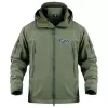 Nouveaux Hommes Vêtements Polaire Chaud Militaire Extérieur Tactique Peau De Requin SoftShell Veste pour Hommes Rugby Baseball Homme Manteau Veste N6vI #