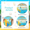 Party Decoration Surfing Happy Birthday Backdrop Seaside Surfboard Coconut Tree Pography Background Summer Beach Decor