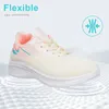 Sapatos casuais tênis para mulheres respirável superfície de malha atlética 8 meninas esporte ginásio feminino
