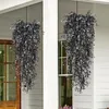 Guirlande de fleurs décoratives 4 pièces/ensemble, ajoutez une touche avec des plantes artificielles élégantes, guirlande d'eucalyptus d'intérieur ou d'extérieur