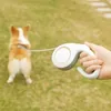 Hundbärare infällbar promenad koppel med handtag starkt tejp för små hundar dropship