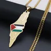 Pendentif Colliers HNSP Palestine Chaîne en acier inoxydable Collier pour hommes Femmes Série Bijoux Accessoires