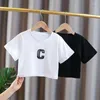 Men's Suits High Quality 2024 Summer Season Contrast Color Letter Printing Short Sleeve T-Shirt Women's Top Sports Girly Sense