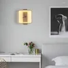 Wall Lamp Nordic LED Clock Lamps Art Design Sconce Creative Aisle Bedroom Background Decor Light Lighting