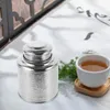 Förvaringsflaskor rostfritt stål te förpackning järnlåda hushåll bärbar mini metall liten förseglad kapsel mat behållare