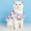 1PC Fioletowa sukienka dla psów, urocza spódnica kota, oddychająca sukienka dla psów i kotów