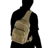 Bolsas EDC Bolsa de ombro tático 900D Grande mochila militar mochila Molle Pacote de peito Molle Pacote à prova d'água Campo ao ar livre Trekking Backpack