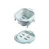 Baignoires pliables pour trempage des pieds, baignoires portables en plastique, seau de Massage moussant, Sauna domestique, bain de pédicure