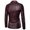 2022 Spring Autumn Fi New Men 's Casual Lapel Leather DR Suit Coat / Male Fi Busin 캐주얼 푸 블레이저스 재킷 g4yg#