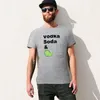 Heren Polo's Wodka Soda Lime T-shirt Anime Kleding Zomer Top Getailleerde T-shirts Voor Mannen Sportfans Maatwerk Heren Katoen
