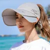 Chapeaux à large bord Chapeau haut de forme à l'épreuve des ultraviolets évolutif polyvalent pêcheur crème solaire et ombrage simple plage sports de plein air