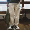 maden Japanese Vintage Cott Casual Jeans for Men Loose Straight Cargo Pants Solid Color Baggy Jeans Cowboy Denim Trousers J3k9#
