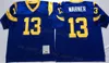 Vintage fotboll Michael Vick Jerseys Joe Montana Barry Sanders Bruce Smith Jerome Bettis Lawrence Taylor Reggie White Jim Brown Bart Starr Larry Csonka Retro Retro