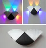 Warm White Led Wall Light Aluminum Case Toughened Glass Multicolor Lighting Wall Mouted Lamps LED Wall Sconces for Decoration HDW6964409