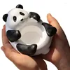 Kandelaars Theelichthouder Schattige Panda Ring Sieraden Lade Decoratieve Standaard Voor Kantoor Tafel Thuis Duurzaam