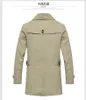 Nieuwe fleece Mannen Lg Trenchcoats Heren Casual Bovenkleding Klassieke Lg Jas Dikke m Jassen heren Windjack Merk Heren Kleding O6ez #