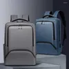 Sırt çantası moda erkekler iş erkek kolej öğrenci dizüstü bilgisayarı okul çantası su geçirmez bilgisayar çantası ile usb şarj