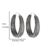 Hoop Earrings Classic Fashion Large Circle Personalized Women's Clothing Matching Trendy Jewelry Banquet Gifts
