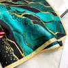 100 ٪ Silk Four Seasons Sconsves Printing Sunchreen Kerchief Style Style Square Square Headcloth Print Shaws 240321