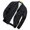 m-4xl Мужская куртка осень с тонкими рукавами Lg бейсбольная форма ветрозащитная велосипедная куртка однотонная повседневная куртка на молнии l82a #