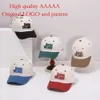 同じスタイルの韓国の子供たち、新しい手紙の刺繍プリントの色ブロック太陽シェーディング野球帽、男の子と女の子のアヒルの帽子のトレンド