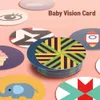 Nya Montessori Baby Black and White Flash Cards Högkontrast Spädbarnsvisuell stimulering Färg Kognitiva kort Utbildningsleksaker