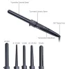 Irons 5 in 1 Hair Curling Iron Wand Set Crimp Corrugation 932mm Crimper with Interchangeable Curler Roller Tongs Salon Hair Waver